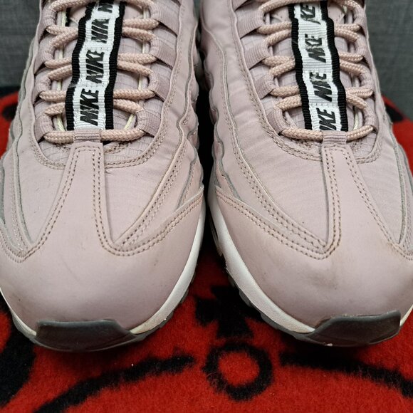 %Size 8.5 Men Nike Air Max 95 SE Particle Rose Black Suede Leather / A 18